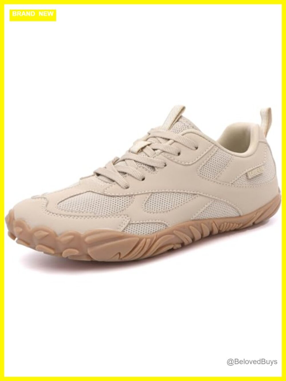 Women's Barefoot Minimalist Zero Drop Wide Toe Box Lace-Up Sneakers
